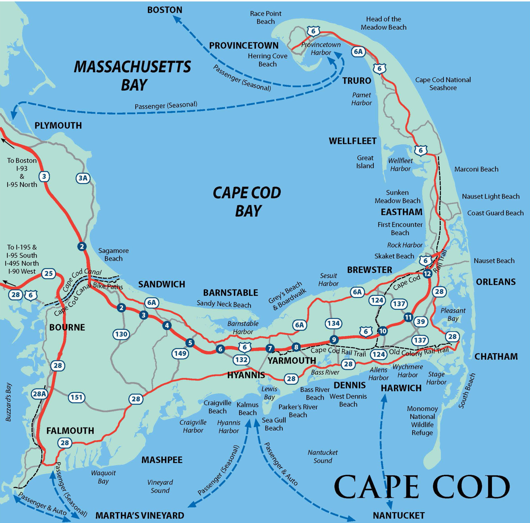 Map Of Cape Cod Maps | Sexiz Pix