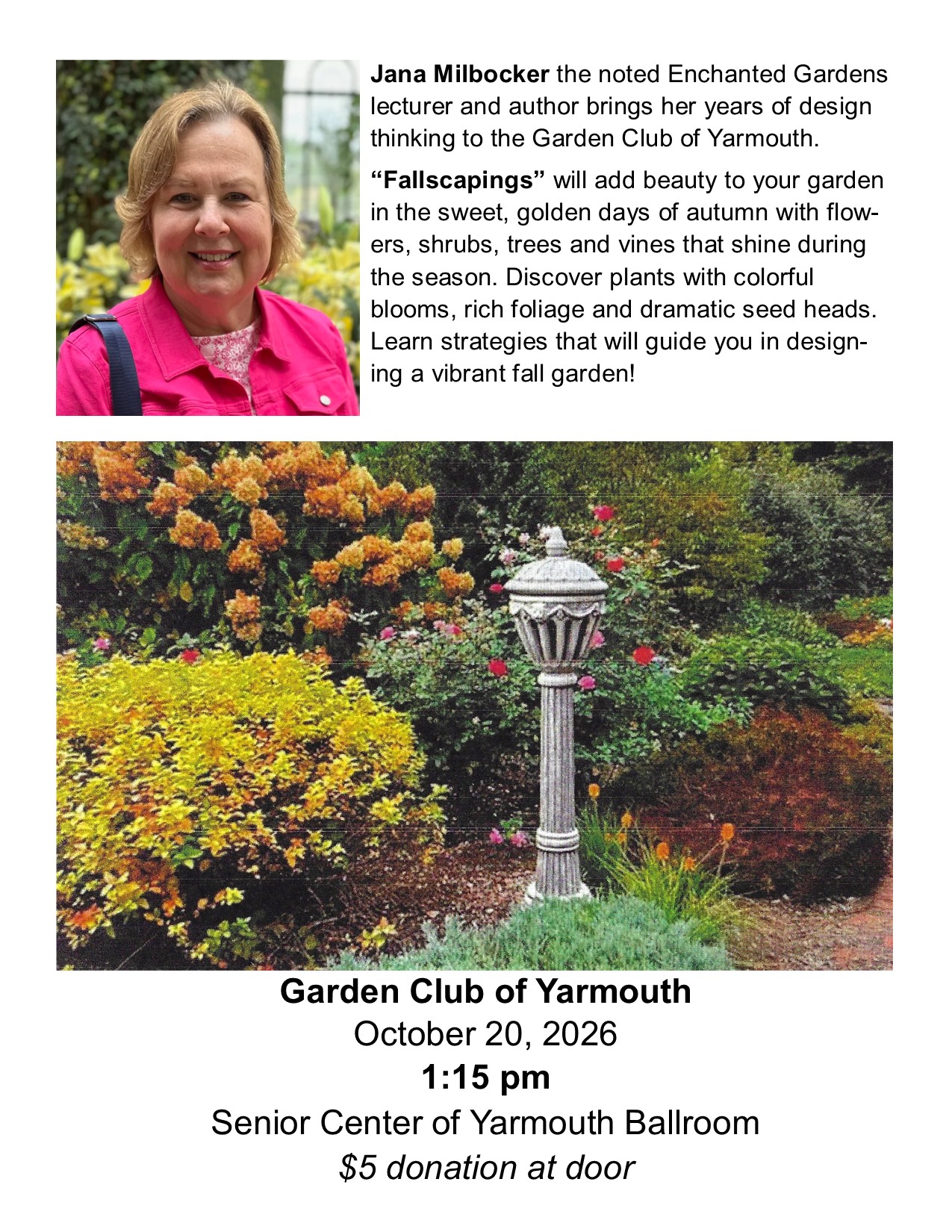 Garden CLub Oct 20 2026